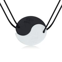 Stone Needle Necklace fashion jewelry & ying yang & for man original color 50mm Length Approx 11-23 Inch Sold By PC