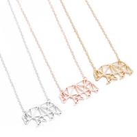 Stainless Steel Jewelry Necklace 304 Stainless Steel Animal plated for woman Length 17.71 Inch Sold By PC
