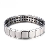 Stainless Steel Jewelry Bracelet 304 Stainless Steel fashion jewelry & Unisex original color 13mm Length Approx 7.68 Inch Sold By PC