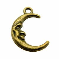 Zinc Alloy Moon Pendants plated Sold By PC