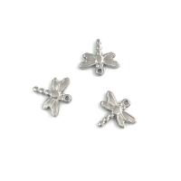 Stainless Steel Animal Pendants Dragonfly plated DIY Sold By PC
