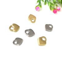 Stainless Steel Pendants, Heart, plated, DIY, more colors for choice, 14x17mm, Sold By PC