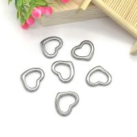 Stainless Steel Heart Pendants plated DIY Sold By PC