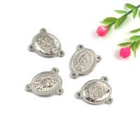 Stainless Steel Pendants plated DIY & double-sided Sold By PC