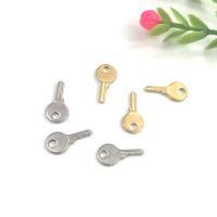 Stainless Steel Pendants Key plated DIY Sold By PC