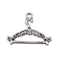 Tibetan Style Pendants, Hanger, antique silver color plated, vintage & Unisex, nickel, lead & cadmium free, 24x17mm, Sold By PC