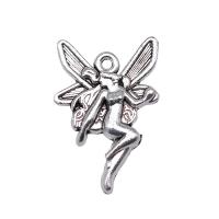 Tibetan Style Pendants, Angel, plated, vintage & Unisex, more colors for choice, nickel, lead & cadmium free, 15x21mm, Sold By PC