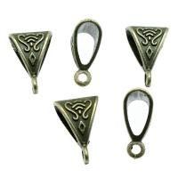 Zinc Alloy Jewelry Bail Triangle plated vintage & DIY nickel lead & cadmium free Sold By PC