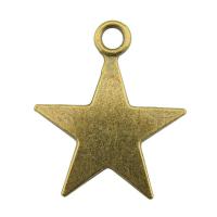 Zinc Alloy Star Pendant plated vintage & Unisex nickel lead & cadmium free Sold By PC