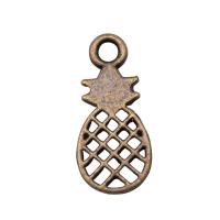 Tibetan Style Fruit Shape Pendants, Pineapple, plated, vintage & Unisex, more colors for choice, nickel, lead & cadmium free, 9x21mm, Sold By PC