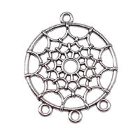 Zinc Alloy Connector Dream Catcher plated vintage & 1/3 loop nickel lead & cadmium free Sold By PC