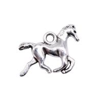 Zinc Alloy Animal Pendants Horse plated vintage & Unisex nickel lead & cadmium free Sold By PC
