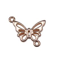 Tibetan Style Connector, Butterfly, plated, vintage & 1/1 loop, more colors for choice, nickel, lead & cadmium free, 20x17mm, Sold By PC