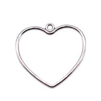 Tibetan Style Heart Pendants, plated, vintage & Unisex & hollow, more colors for choice, nickel, lead & cadmium free, 30x28mm, Sold By PC