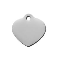 Stainless Steel Heart Pendants 304 Stainless Steel Vacuum Ion Plating fashion jewelry Sold By PC