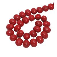 Shell Pearl Beads, Potato, DIY, more colors for choice, 13x15mm, Sold Per 15.75 Inch Strand