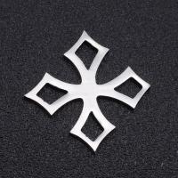 Stainless Steel Jewelry Necklace 201 Stainless Steel Cross Vacuum Ion Plating fashion jewelry & DIY & Unisex Sold By Bag