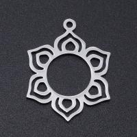 Stainless Steel Flower Pendant 201 Stainless Steel Sun Vacuum Ion Plating fashion jewelry & DIY & Unisex Sold By Bag