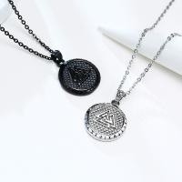 Titanium Steel Necklace Vacuum Ion Plating fashion jewelry & for man Length Approx 23.6 Inch Sold By PC