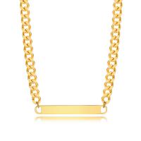 Titanstahl Halskette, Modeschmuck & für Frau, keine, 39mm*5mm, Länge:ca. 15.75 ZollInch, verkauft von PC