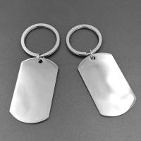 Stainless Steel Tag Charm 304 Stainless Steel Vacuum Plating  silver color Sold By Lot