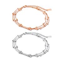 Stainless Steel Anklet, 304 Stainless Steel, with 1.97inch extender chain, Vacuum Ion Plating, fashion jewelry & for woman, more colors for choice, Length:Approx 8.27 Inch, Sold By PC