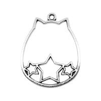 Zinc Alloy Animal Pendants plated silver color Sold By PC