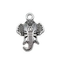 Tibetan Style Animal Pendants, Elephant, plated, vintage & Unisex, more colors for choice, nickel, lead & cadmium free, 16x22mm, Sold By PC