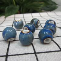 Glazirane porculanske perle, Porculan, možete DIY & različitih stilova za izbor, više boja za izbor, Približno 100računala/Torba, Prodano By Torba