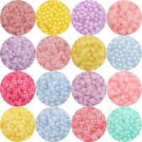 Bead i Bead Akryl perler, Runde, du kan DIY & forskellige stilarter for valg, flere farver til valg, Solgt af Bag