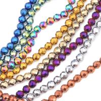 Ikke-magnetiske Hæmatit perler, Ikke-magnetisk hæmatit, Runde, forgyldt, du kan DIY & forskellig størrelse for valg & facetteret, flere farver til valg, Solgt af Bag