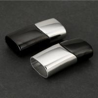 Stainless Steel Magnetic Clasp 304 Stainless Steel gun black plated polished original color Sold By PC