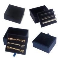 Κοσμήματα Gift Box, Πλαστική ύλη, διαφορετικό μέγεθος για την επιλογή, περισσότερα χρώματα για την επιλογή, 80x70x35mm, Sold Με PC
