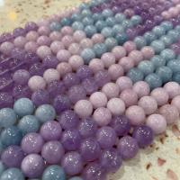 Morganite Beads, Round, DIY & different size for choice, purple, Sold Per 14.96 Inch Strand