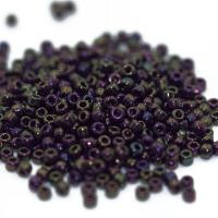Plated Glass Seed Beads, Glass Beads, Round, DIY, more colors for choice, nickel, lead & cadmium free, 2mm, 30G/Bag, Sold By Bag