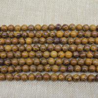 Lighter Imperial Jade Beads, Round, polished, DIY & different size for choice, mixed colors, Sold Per 14.96 cm Strand