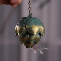Porcelain Hanging Incense Burner, handmade, for home and office & durable, 78x78x75mm, Sold By PC