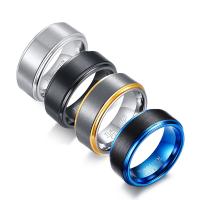 Volfram stål Finger Ring, mode smycken & olika storlek för val & för människan, fler färger för val, 8mm, Säljs av PC