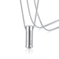 Stainless Steel Jewelry Necklace, 304 Stainless Steel, fashion jewelry & Unisex, original color, 31x10mm, Length:Approx 19.7 Inch, Sold By PC
