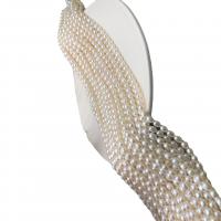 Rice Kulturan Slatkovodni Pearl perle, Suza, možete DIY, bijel, 4-5mm, Prodano Per 14.96 inčni Strand
