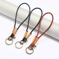 Bag Purse Charms Keyrings Keychains PU Leather with Iron & Zinc Alloy durable Sold By PC