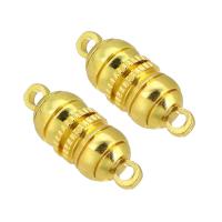 Brass Magnetic Clasp, gold color plated, nickel, lead & cadmium free, 6x16mm, 10PCs/Lot, Sold By Lot