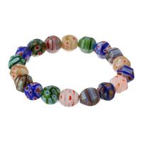 Cristal de murano Pulsera, Joyería & para mujer, multicolor, longitud:7 Inch, 10Strandsfilamento/Grupo, Vendido por Grupo