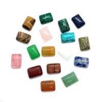 كبوشن الأحجار الكريمة, حجر طبيعي, المستطيل, ديي & مواد مختلفة للاختيار, المزيد من الألوان للاختيار, 10x14mm, تباع بواسطة PC