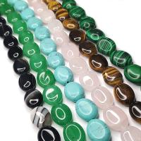 Gemstone Jewelry Beads Natural Stone Oval DIY Approx Sold By Strand