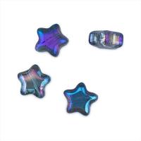 Crystal Beads, Star, plated, DIY, more colors for choice, 5x9mm, Sold By PC