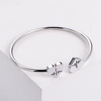 316 Stainless Steel Cuff Bangle Donut Vacuum Ion Plating fashion jewelry & for woman Sold By PC