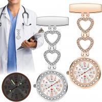 Nurse Watch Zinc Alloy with Glass & 304 Stainless Steel plated Life water resistant & Unisex & with rhinestone nickel lead & cadmium free Sold By PC