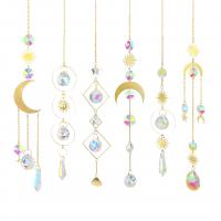 Ornamenti pendenti, cristallo, lucido, stili diversi per la scelta, più colori per la scelta, Venduto per 40 cm filo