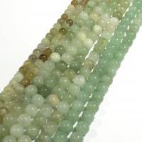 Strawberry Quartz perla, Cerchio, lucido, DIY & formato differente per scelta, verde, Venduto per Appross. 15 pollice filo